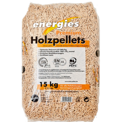 ENERGIE – HOLZPELLETS IN SACKWARE – 975 KG AUF PALETTE