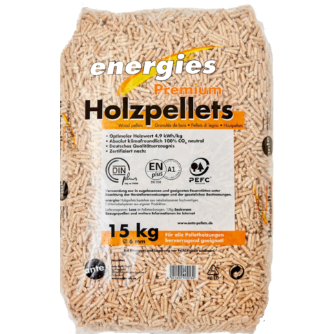 ENERGIES – HOLZPELLETS ALS SACKWARE – 975 KG AUF PALETTE