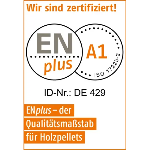 ENERGIE – HOLZPELLETS IN SACKWARE – 975 KG AUF PALETTE