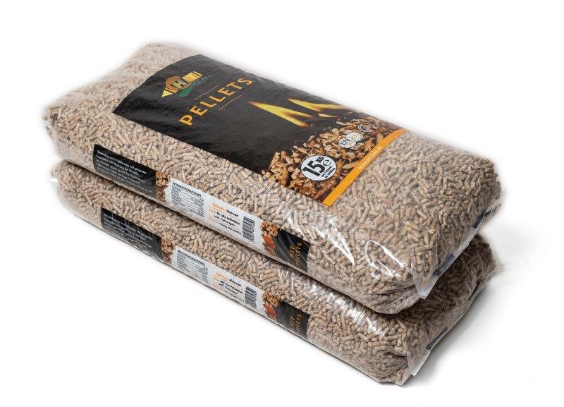 Hit Mercer Holz Pellets Sackware 6mm 15kg Sack 66 Sack Palette