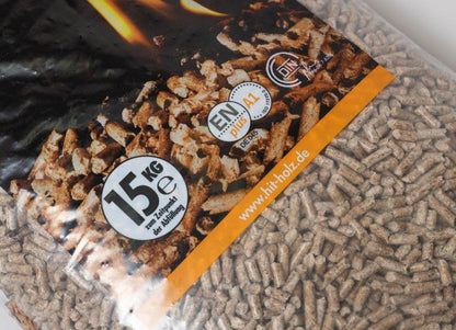 Hit Mercer Holz Pellets Sackware 6mm 15kg Sack 66 Sack Palette